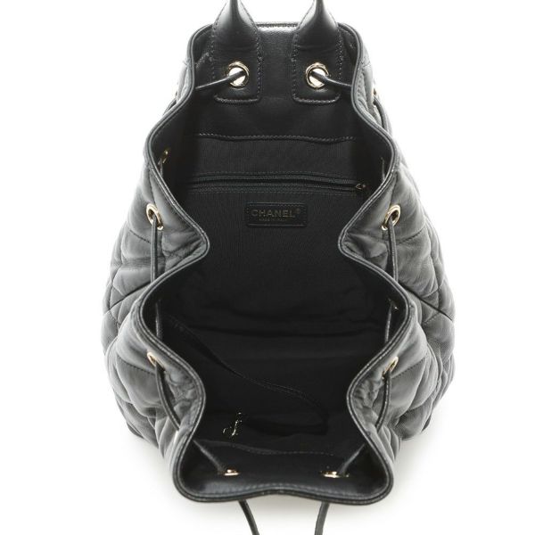 シャネル リュック マトラッセ ココマーク レザー CHANEL バッグ バックパック 黒