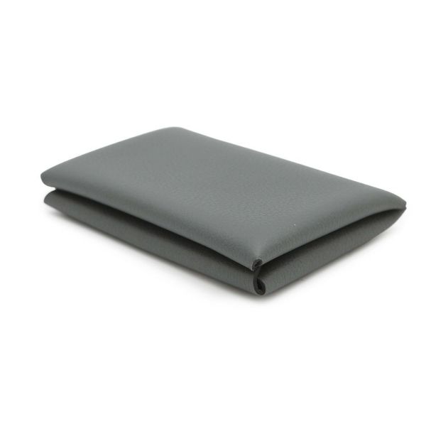 エルメス カードケース カルヴィ ヴェールアマンド エバーカラー B刻印 HERMES 名刺入れ