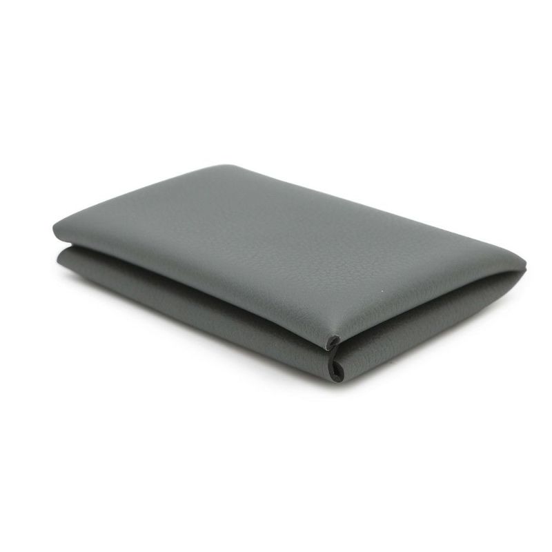 エルメス カードケース カルヴィ ヴェールアマンド エバーカラー B刻印 HERMES 名刺入れ