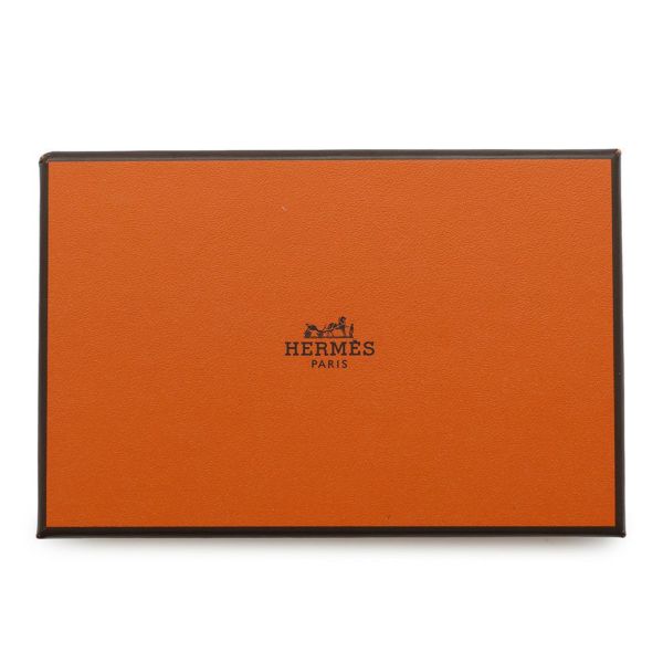 エルメス カードケース カルヴィ ヴェールアマンド エバーカラー B刻印 HERMES 名刺入れ