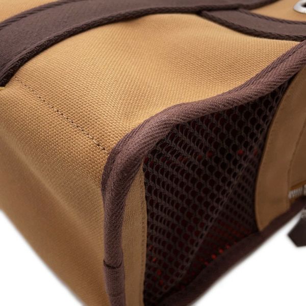 エルメス 犬用キャリーバッグ フォーヴ/フー/シルバー金具 トワルアッシュ U刻印 HERMES ドッグ