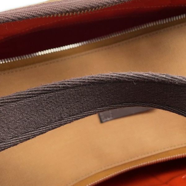 エルメス 犬用キャリーバッグ フォーヴ/フー/シルバー金具 トワルアッシュ U刻印 HERMES ドッグ