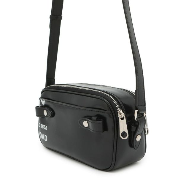 バーバリー ショルダーバッグ ホースフェリー カメラ マイクロ コーティングキャンバス 8022339 BURBERRY 黒