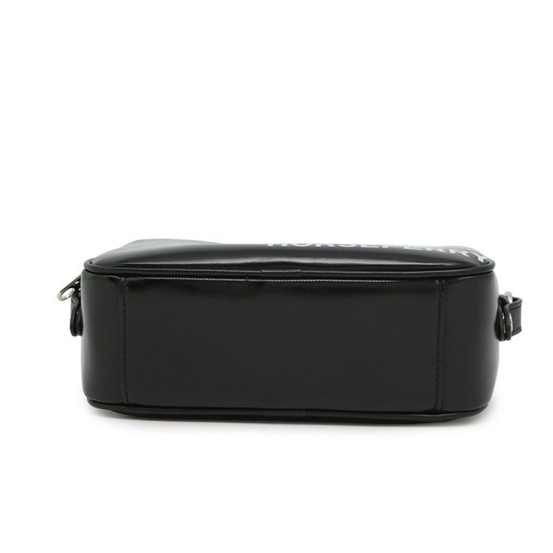 バーバリー ショルダーバッグ ホースフェリー カメラ マイクロ コーティングキャンバス 8022339 BURBERRY 黒