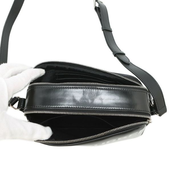 バーバリー ショルダーバッグ ホースフェリー カメラ マイクロ コーティングキャンバス 8022339 BURBERRY 黒