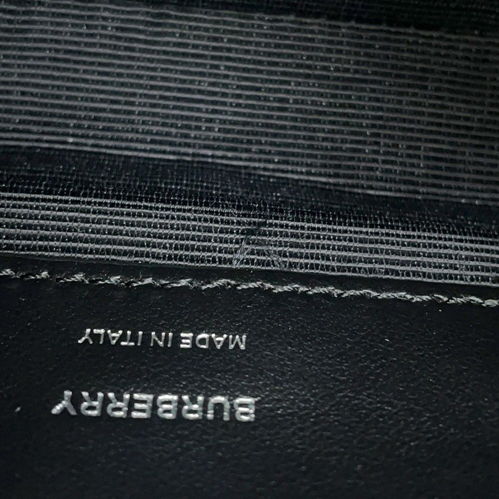 バーバリー ショルダーバッグ ホースフェリー カメラ マイクロ コーティングキャンバス 8022339 BURBERRY 黒