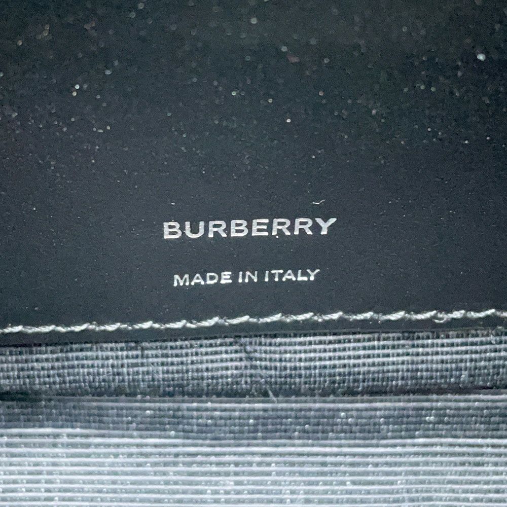 バーバリー ショルダーバッグ ホースフェリー カメラ マイクロ コーティングキャンバス 8022339 BURBERRY 黒