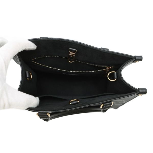 ルイヴィトン ハンドバッグ モノグラム・アンプラント オンザゴーPM M45653 黒 ブラック 2way