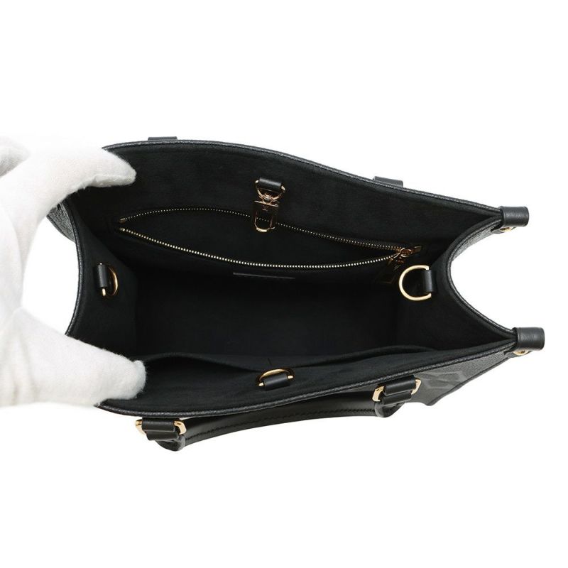 ルイヴィトン ハンドバッグ モノグラム・アンプラント オンザゴーPM M45653 黒 ブラック 2way