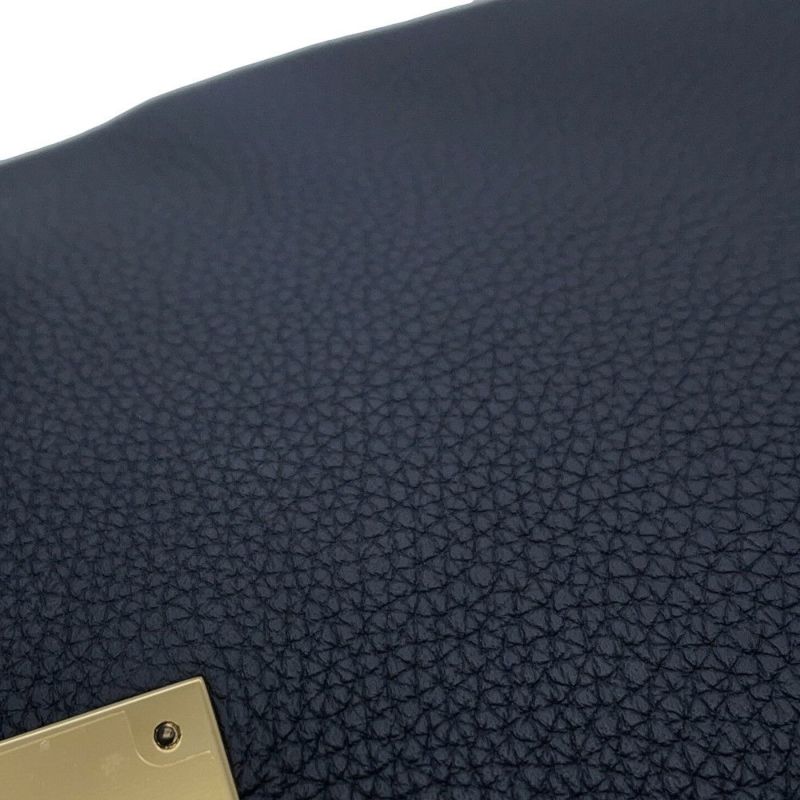 エルメス ハンドバッグ ケリー25 内縫い ブルーニュイ/ゴールド金具 トゴ A刻印 HERMES Kelly 2wayバッグ