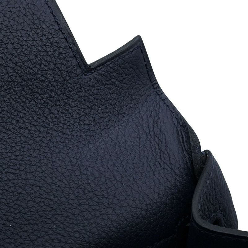 エルメス ハンドバッグ ケリー25 内縫い ブルーニュイ/ゴールド金具 トゴ A刻印 HERMES Kelly 2wayバッグ