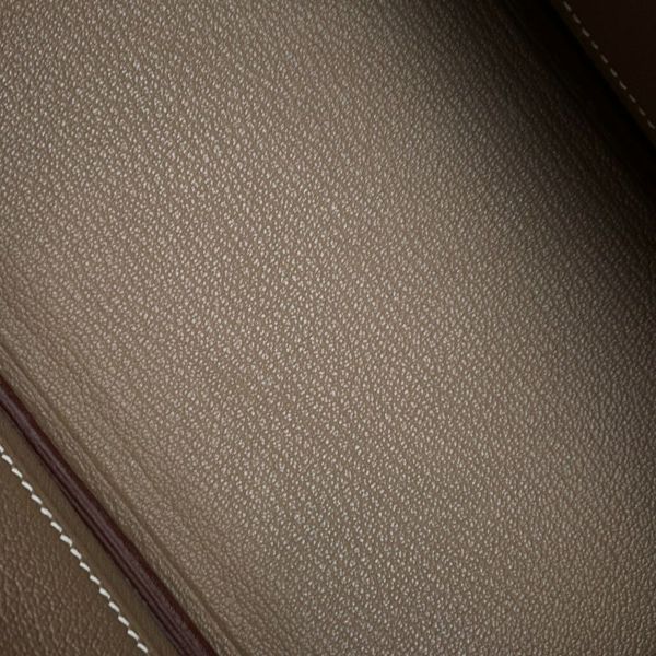 エルメス バーキン25 エトゥープ/ゴールド金具 トゴ B刻印 HERMES Birkin ハンドバッグ