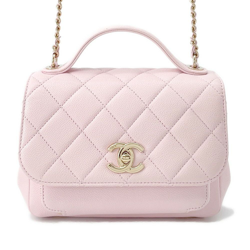 シャネル ハンドバッグ マトラッセ ココマーク アフィニティ キャビアスキン A93749 2wayチェーンショルダーバッグ