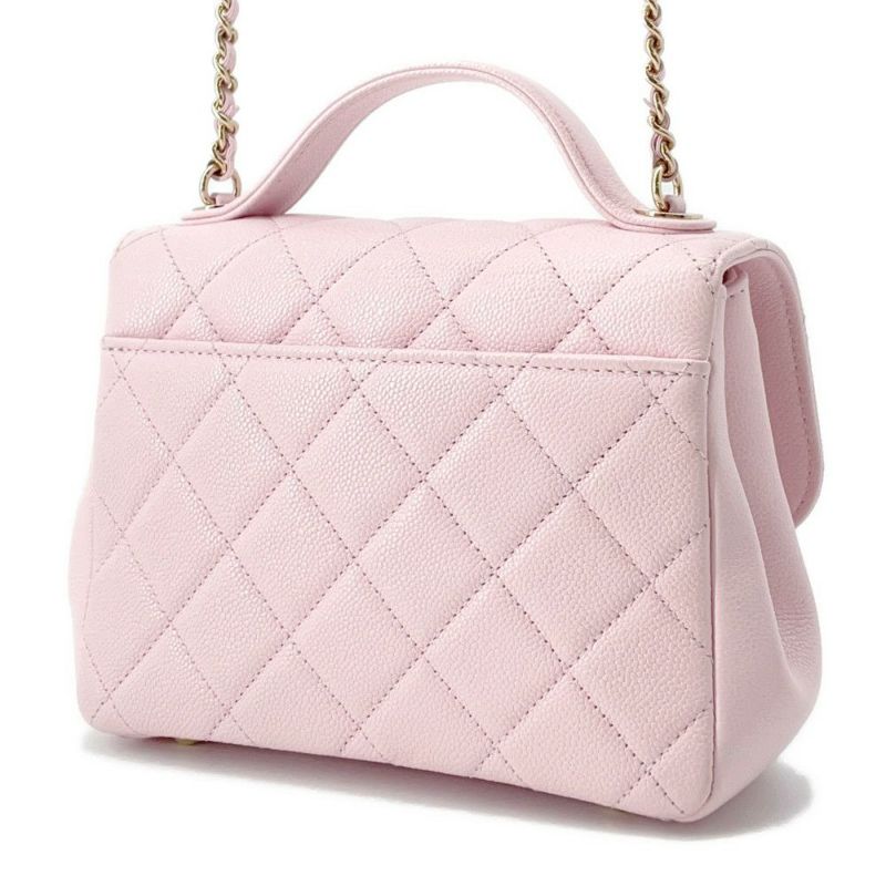 シャネル ハンドバッグ マトラッセ ココマーク アフィニティ キャビアスキン A93749 2wayチェーンショルダーバッグ