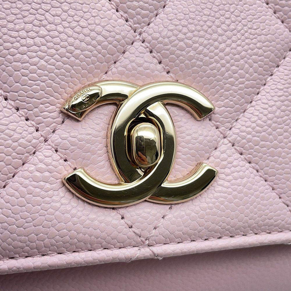 シャネル ハンドバッグ マトラッセ ココマーク アフィニティ キャビアスキン A93749 2wayチェーンショルダーバッグ