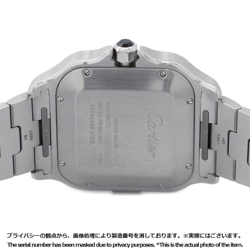 カルティエ サントス ドゥ カルティエ クロノグラフ XL 日本限定220本 WSSA0078 Cartier 腕時計 グレー文字盤