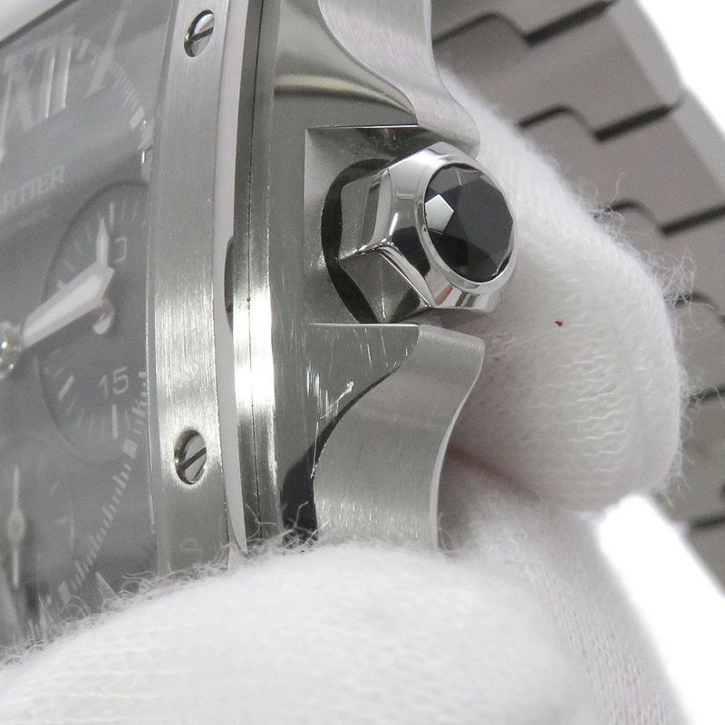 カルティエ サントス ドゥ カルティエ クロノグラフ XL 日本限定220本 WSSA0078 Cartier 腕時計 グレー文字盤