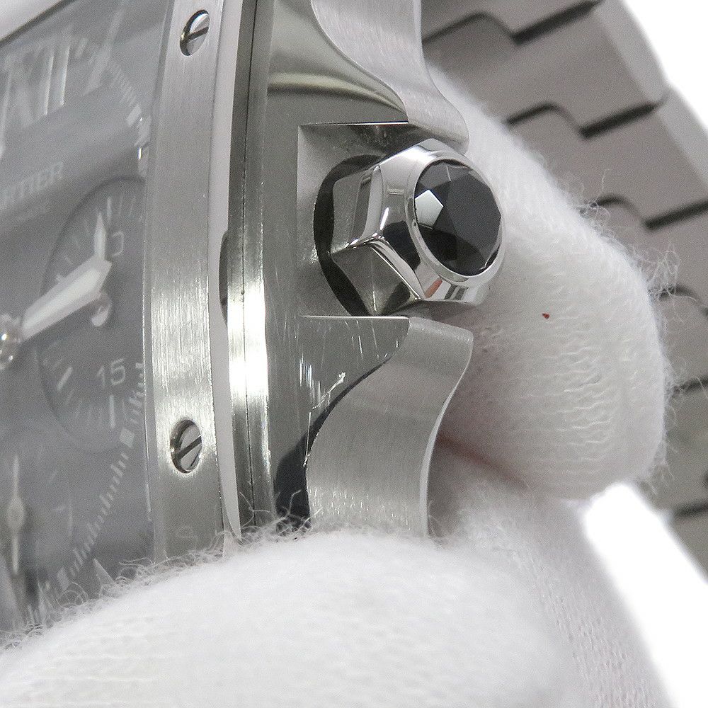 カルティエ サントス ドゥ カルティエ クロノグラフ XL 日本限定220本 WSSA0078 Cartier 腕時計 グレー文字盤