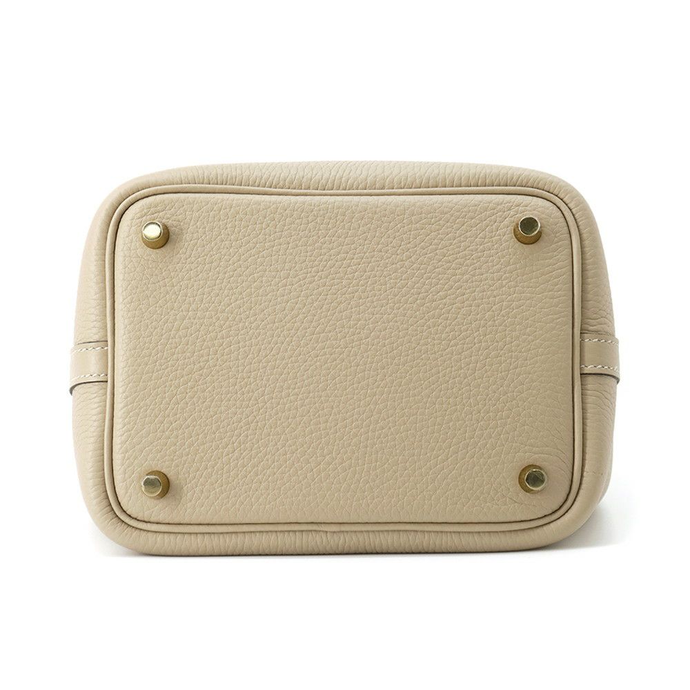 エルメス ハンドバッグ ピコタンロックPM トレンチ/ゴールド金具 トリヨンクレマンス K刻印 HERMES トートバッグ