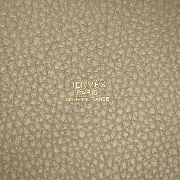 エルメス ハンドバッグ ピコタンロックPM トレンチ/ゴールド金具 トリヨンクレマンス K刻印 HERMES トートバッグ