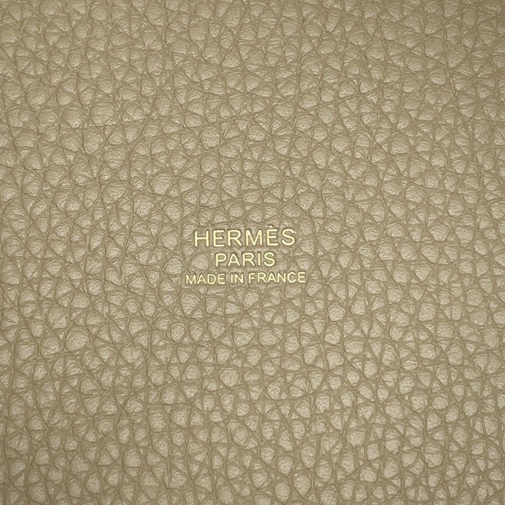 エルメス ハンドバッグ ピコタンロックPM トレンチ/ゴールド金具 トリヨンクレマンス K刻印 HERMES トートバッグ