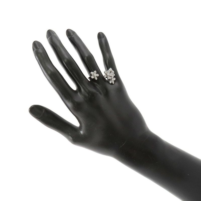 ヴァンクリーフ&アーペル リング ソクラテス アントレ レ ドア リング ダイヤモンド 44P 0.88ct K18WG サイズ54 VCARB14500 指輪