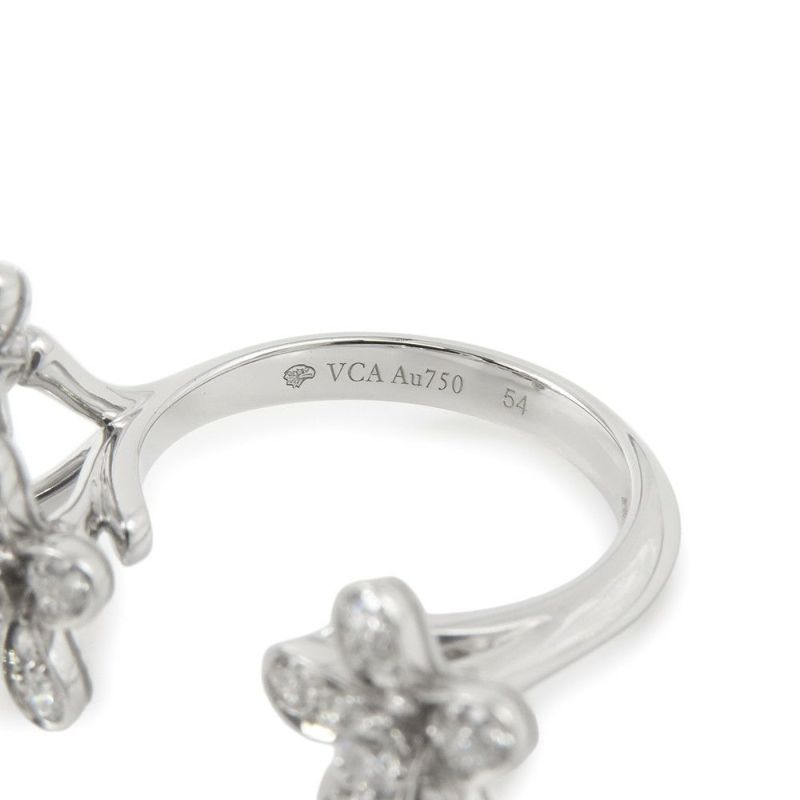 ヴァンクリーフ&アーペル リング ソクラテス アントレ レ ドア リング ダイヤモンド 44P 0.88ct K18WG サイズ54 VCARB14500 指輪