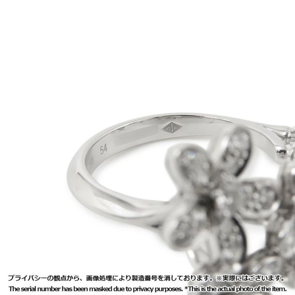 ヴァンクリーフ&アーペル リング ソクラテス アントレ レ ドア リング ダイヤモンド 44P 0.88ct K18WG サイズ54 VCARB14500 指輪