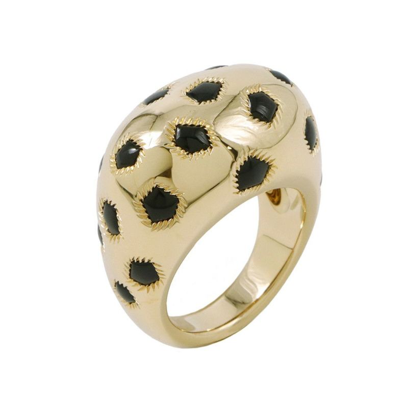 カルティエ リング パンテール ドゥ カルティエ リング オニキス K18YGイエローゴールド サイズ54 N4788100 Cartier 指輪