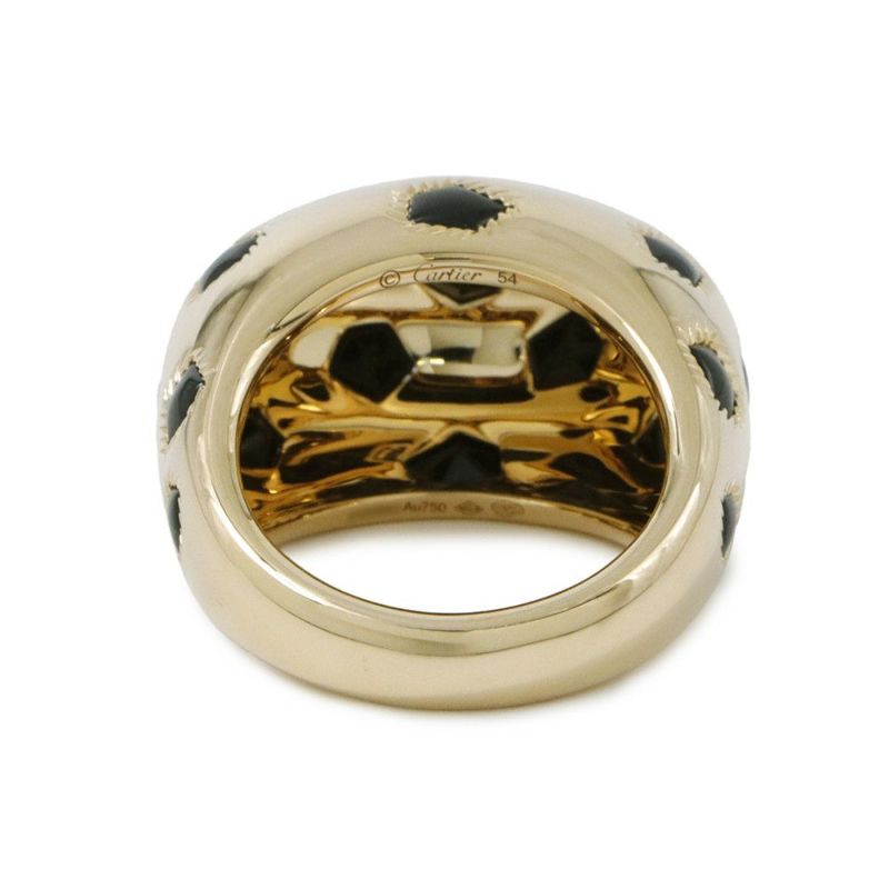 カルティエ リング パンテール ドゥ カルティエ リング オニキス K18YGイエローゴールド サイズ54 N4788100 Cartier 指輪