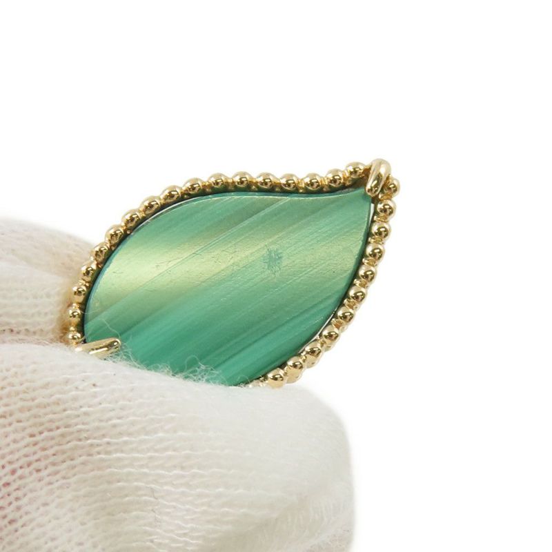 ヴァンクリ ネックレス ラッキー アルハンブラ ロング 12モチーフ カーネリアン タイガーズアイ マラカイト