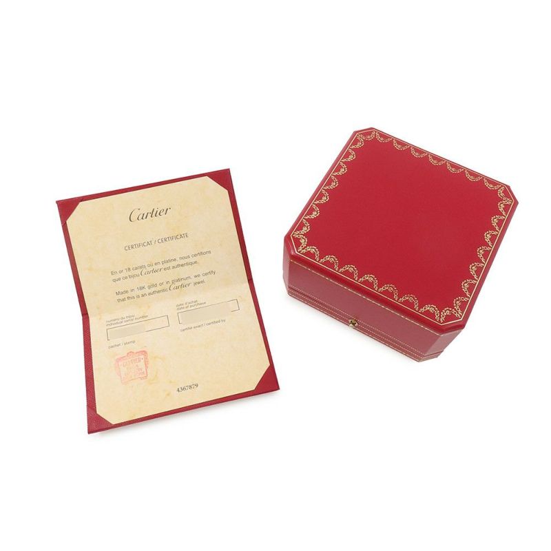 カルティエ ブレスレット ジュスト アン クル ブレスレット クラシックモデル 新型 ダイヤ 32P 計0.58ct K18PG サイズ16 B6048516