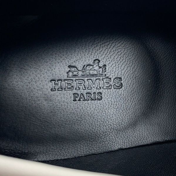 エルメス モカシン パリ レザー アイボリー/シャンパンゴールド金具 レディースサイ38 1/2 HERMES 靴 ローファー