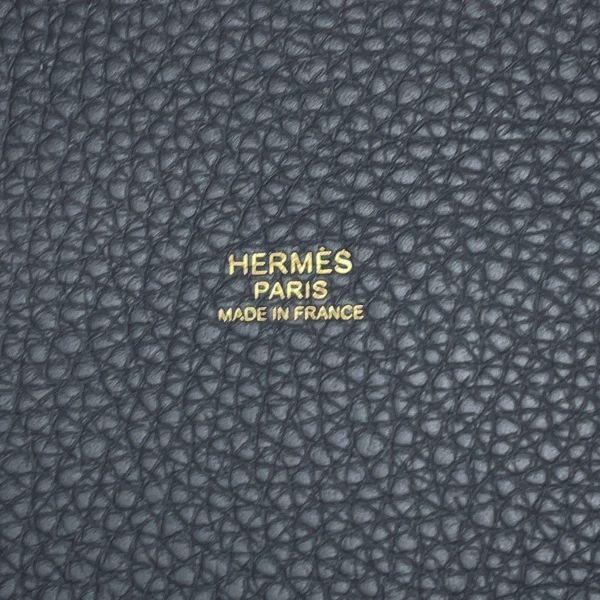 エルメス ハンドバッグ ピコタンロックPM アルドワーズ/シャンパンゴールド金具 トリヨンクレマンス K刻印 HERMES トートバッグ
