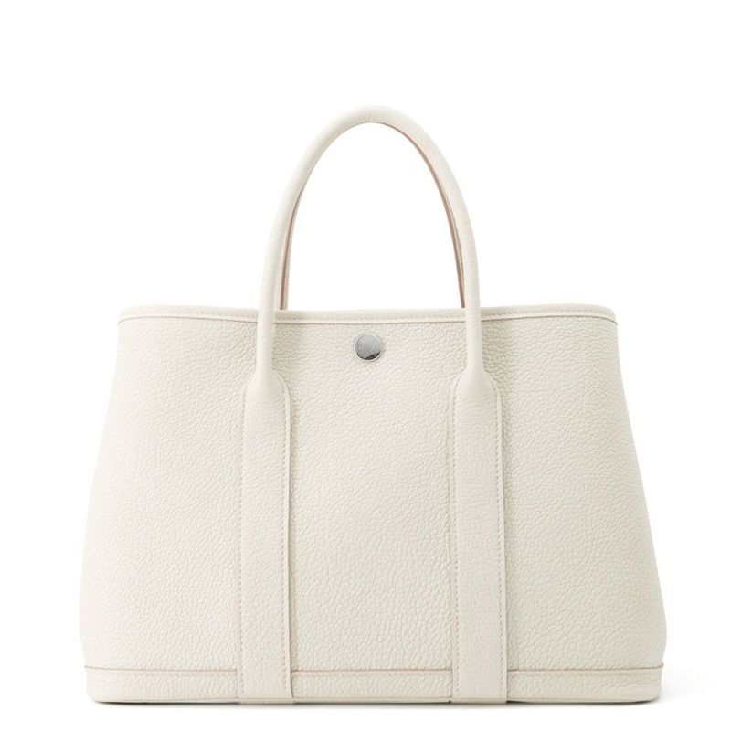 エルメス トートバッグ ガーデンパーティTPM べトン/シルバー金具 ネゴンダ W刻印