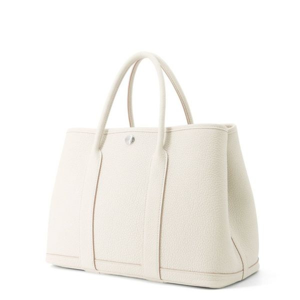 エルメス トートバッグ ガーデンパーティTPM べトン/シルバー金具 ネゴンダ W刻印