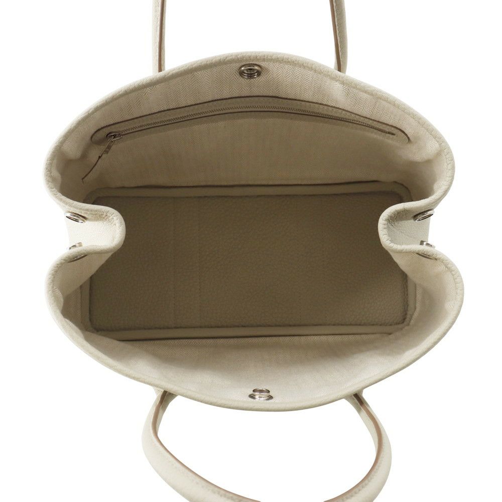 エルメス トートバッグ ガーデンパーティTPM べトン/シルバー金具 ネゴンダ W刻印