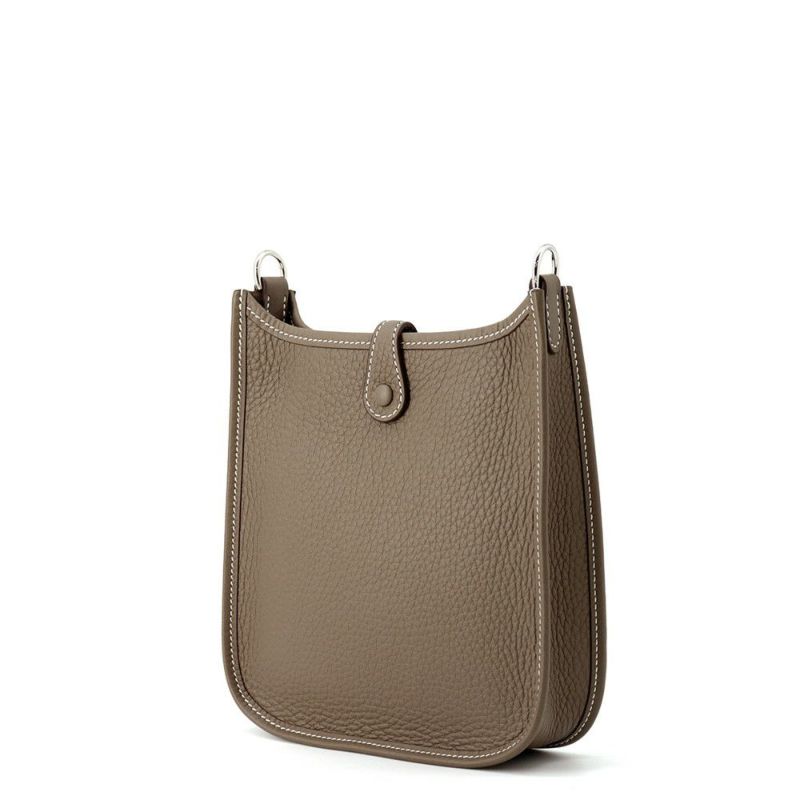 エルメス エブリンTPM アマゾン サングル ジグザグ エトゥープ/シルバー金具 トリヨンクレマンス W刻印