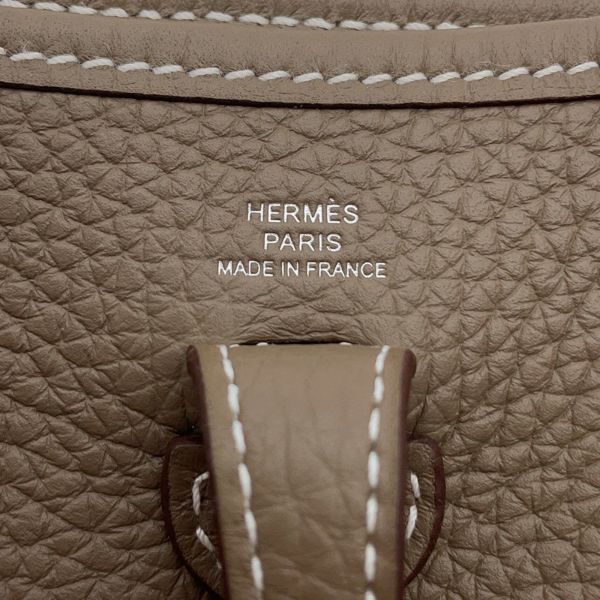 エルメス エブリンTPM アマゾン サングル ジグザグ エトゥープ/シルバー金具 トリヨンクレマンス W刻印