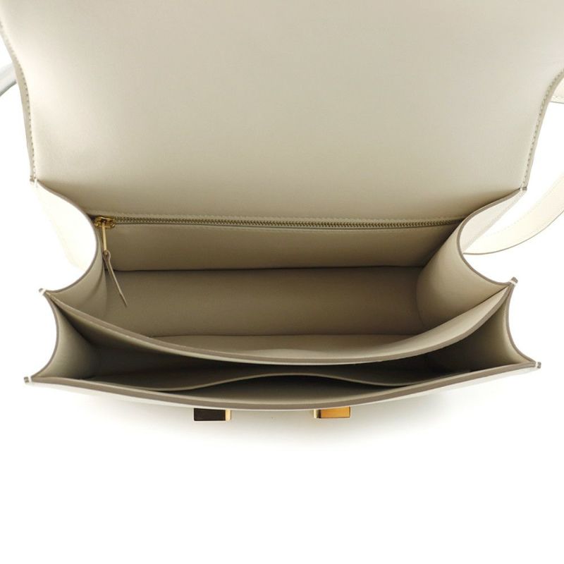 エルメス ショルダーバッグ コンスタンス3 24 クレ/ピンクゴールド金具 エプソン D刻印 HERMES Constance