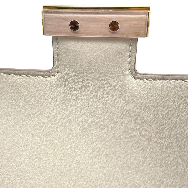 エルメス ショルダーバッグ コンスタンス3 24 クレ/ピンクゴールド金具 エプソン D刻印 HERMES Constance