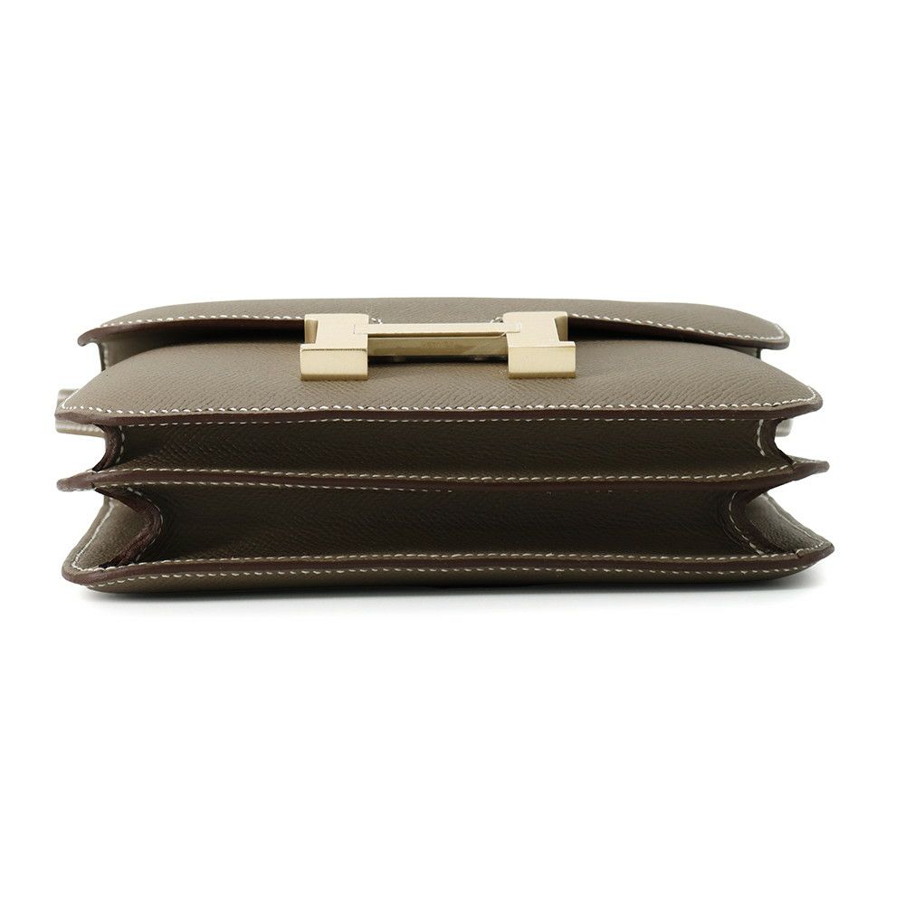 エルメス ミニ コンスタンス3 ミロワール エトゥープ/マットゴールド金具 エプソン K刻印 HERMES Constance