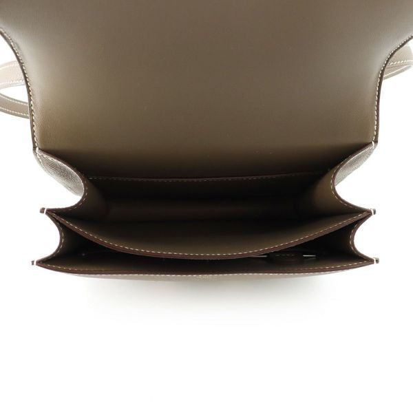 エルメス ミニ コンスタンス3 ミロワール エトゥープ/マットゴールド金具 エプソン K刻印 HERMES Constance