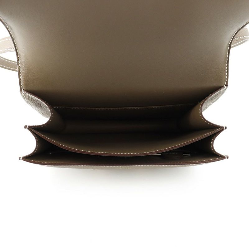 エルメス ミニ コンスタンス3 ミロワール エトゥープ/マットゴールド金具 エプソン K刻印 HERMES Constance