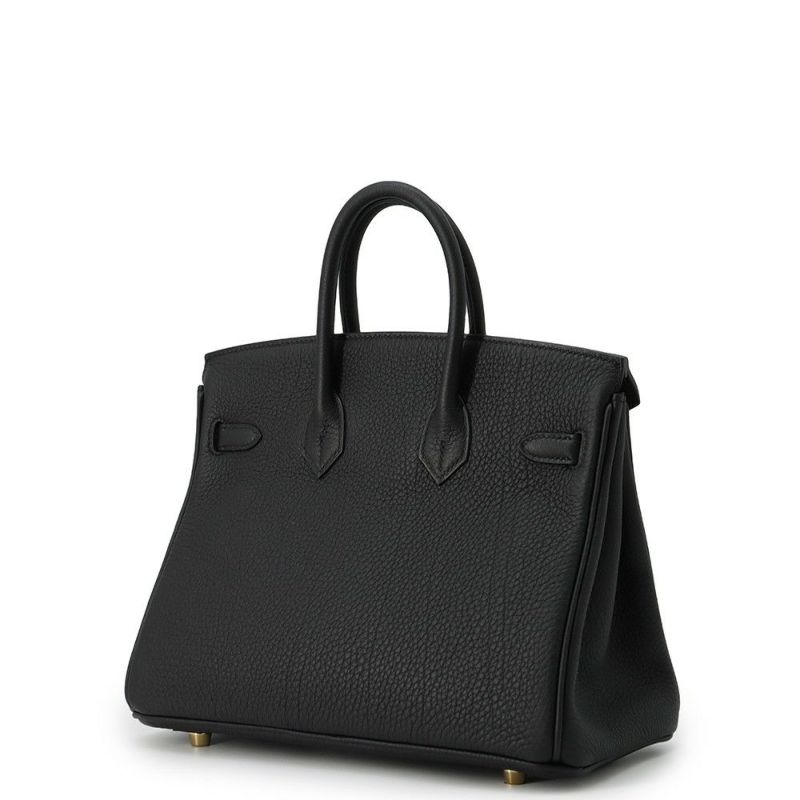 エルメス バーキン25 ブラック/ゴールド金具 トゴ K刻印 HERMES Birkin ハンドバッグ 黒
