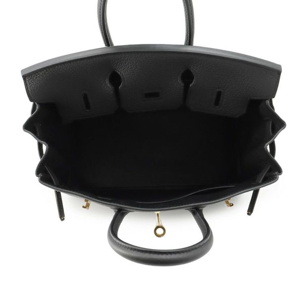 エルメス バーキン25 ブラック/ゴールド金具 トゴ K刻印 HERMES Birkin ハンドバッグ 黒