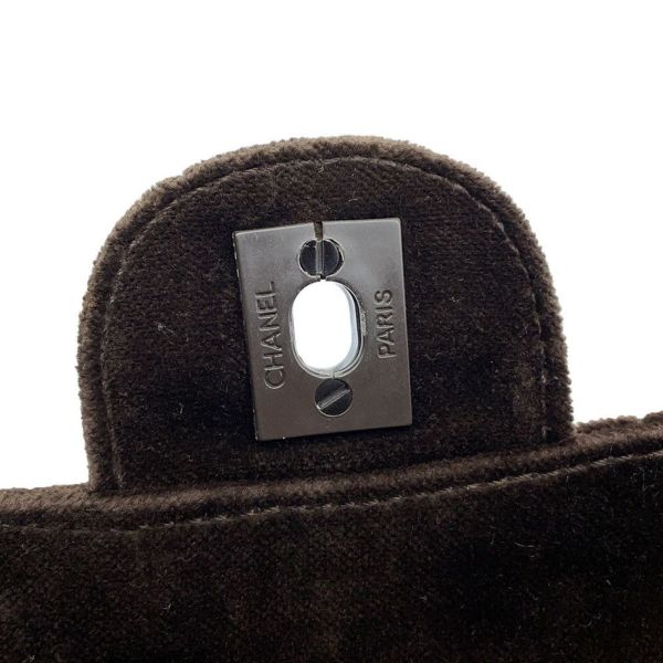 シャネル ショルダーバッグ マトラッセ ココマーク ベロア CHANEL バッグ