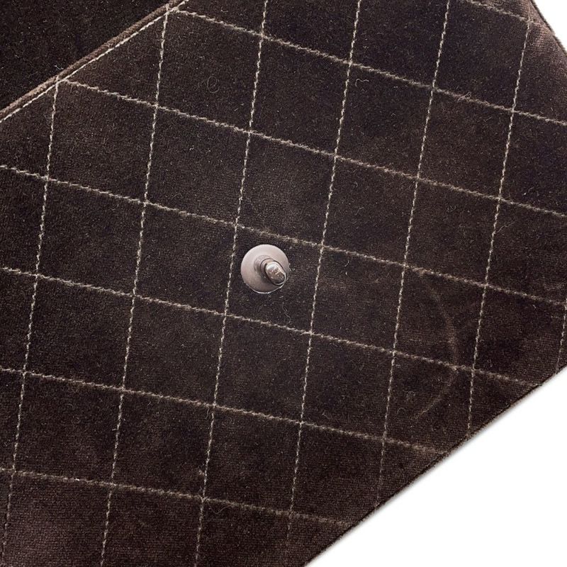 シャネル ショルダーバッグ マトラッセ ココマーク ベロア CHANEL バッグ