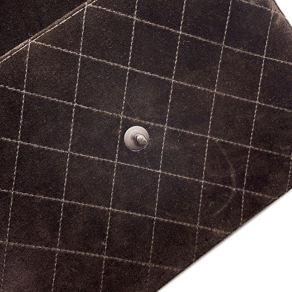 シャネル ショルダーバッグ マトラッセ ココマーク ベロア CHANEL バッグ