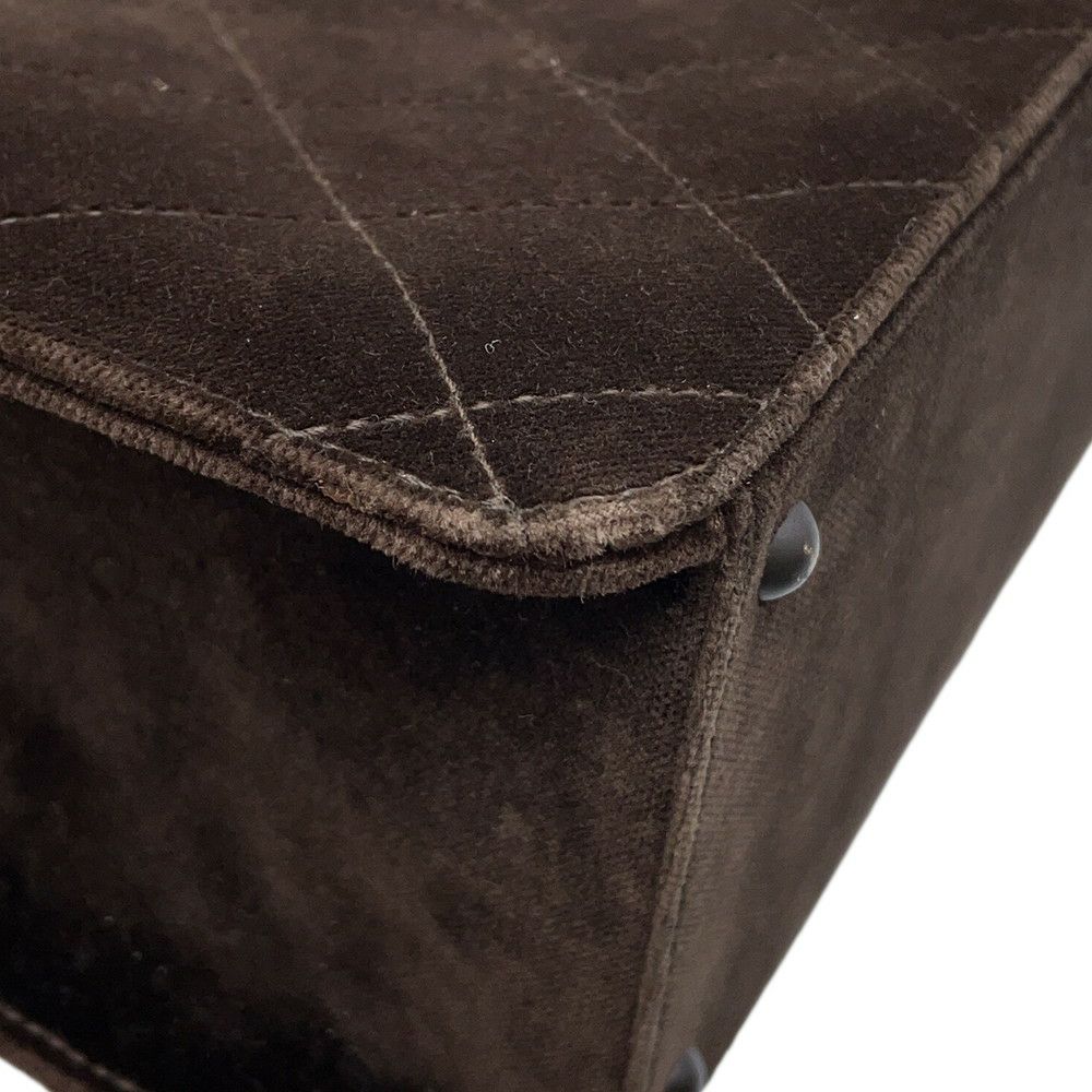 シャネル ショルダーバッグ マトラッセ ココマーク ベロア CHANEL バッグ